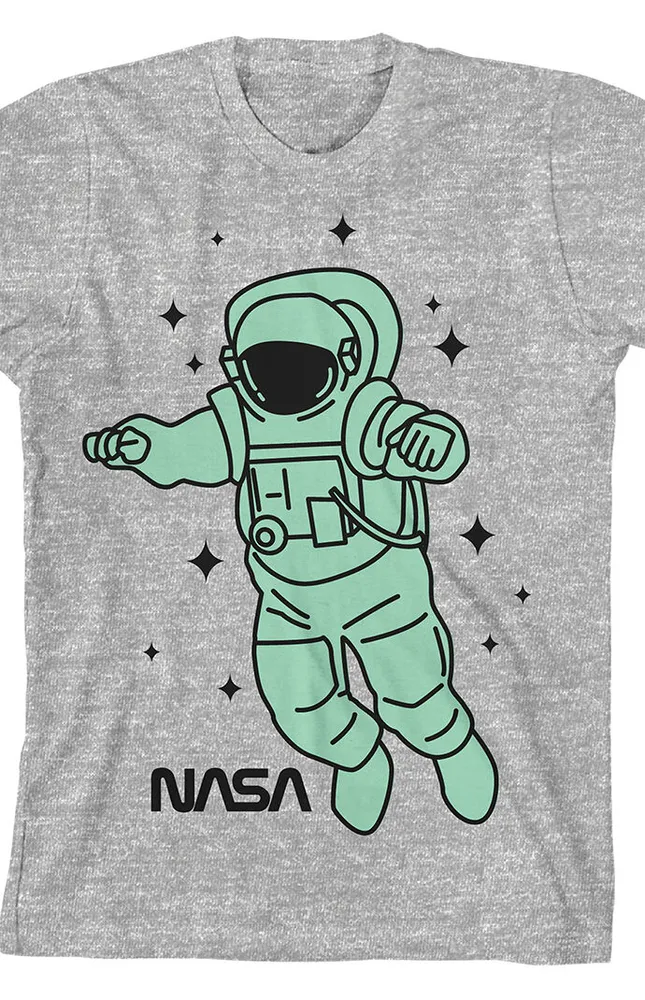 Kids NASA Green Astronaut T-Shirt