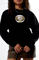 PS / LA Pool Ball Leopard Crew Neck Sweatshirt