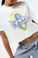 Junk Food Los Angeles Rams Cropped T-Shirt