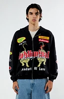 PacSun Subliminal Racing Full Zip Hoodie