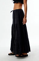 WEWOREWHAT Midi Pull On Skirt