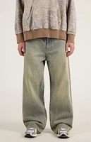 PacSun Blake Tinted Extreme Baggy Jeans Light Indigo