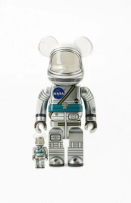 Bearbrick Project Mercury Astronaut 100% & 400% Figure Set