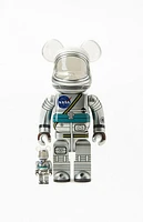 Bearbrick Project Mercury Astronaut 100% & 400% Figure Set