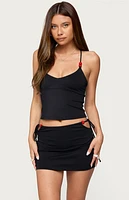 Edikted Maree Bead V Neck Top