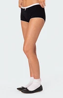 Edikted Mariana Pointelle Micro Shorts