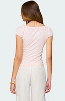 Edikted Oleana Gathered Bust Top