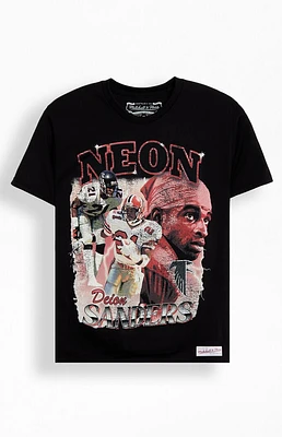 Atlanta Falcons Neon Deion Sanders T-Shirt