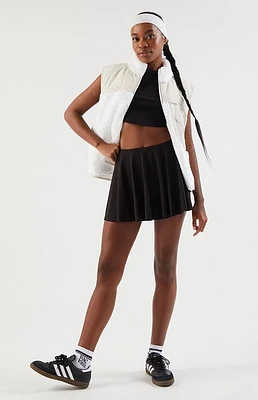 PAC 1980 WHISPER Black Active Odette Workout Mini Skirt