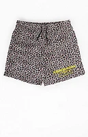 RODMAN BRAND Cheetah Mesh Shorts