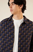 Pacsun Washed Cropped Camp Flannel Shirt