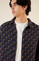 PacSun Washed Cropped Camp Flannel Shirt