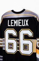 Mitchell & Ness Blue Line Mario Lemieux Pittsburgh Penguins 1996 Jersey