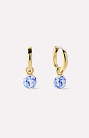 Ana Luisa Lainey Marble Blue Gold Drop Earrings