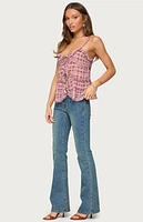 Edikted Mattea Low Rise Flared Jeans