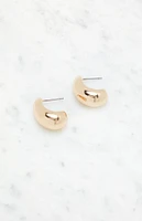 LA Hearts Teardrop Medium Hoop Earrings