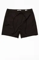 PacSun Black Nylon Volley Shorts