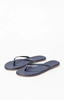 TKEES Women's Navy Liners Sandals