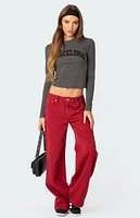 Edikted Roman Low Rise Slouchy Jeans