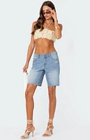 Edikted Flower Girl Crochet Crop Top