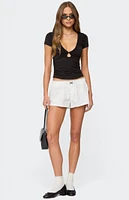 Edikted Lexa Polka Dot Boxer Shorts