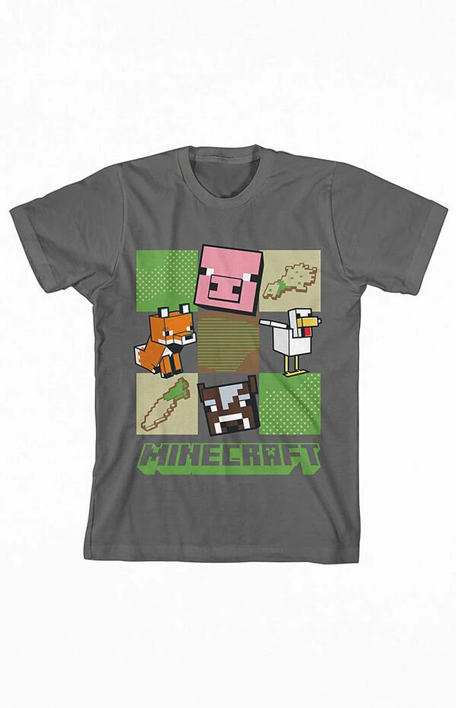 Kids Minecraft Animals T-Shirt