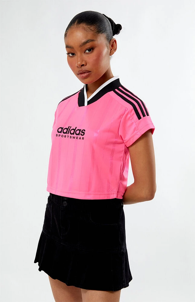 adidas Eco Pink Tiro Cropped Jersey