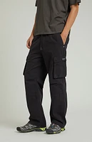 PacSun Black Ripstop Baggy Cargo Pants