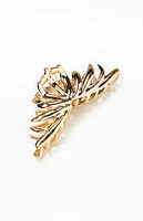 LA Hearts Gold Metal Claw Clip