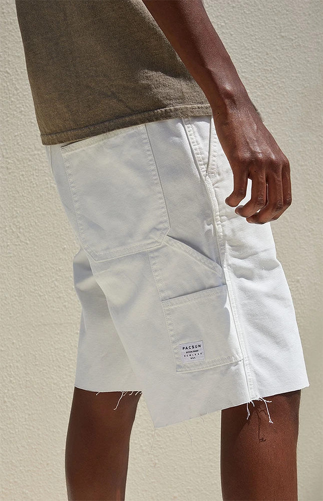 White Carpenter Shorts