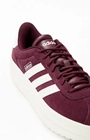 adidas Women's Maroon VL Court Bold Sneakers