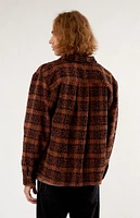 PacSun Wooly Shadow Plaid Classic Shirt