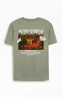 Pacsun Pacific Sunwear Painting Oversized T-Shirt