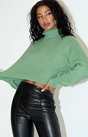 Princess Polly Zahara Cropped Turtleneck Sweater