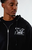 Obey Let Your Worries Fade Away Heavyweight Zip Hoodie