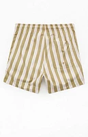 Pacsun Balcony Striped Eco 4.5" Swim Trunks