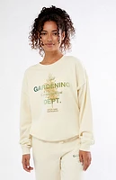 Coney Island Picnic Eco Gardening Dept. Crew Neck Sweatshirt