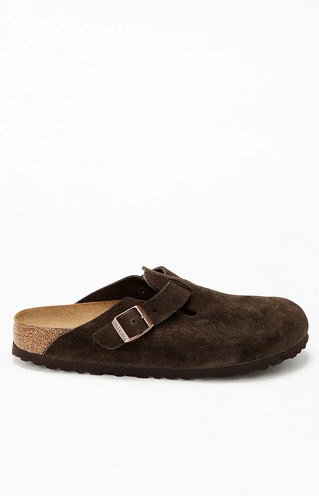 Birkenstock Women's Boston Soft Footbed Clogs Mocha