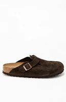 Birkenstock Women's Boston Soft Footbed Clogs Mocha