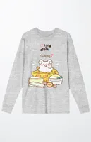 Mimi & Neko Nezu Eating Long Sleeve T-Shirt