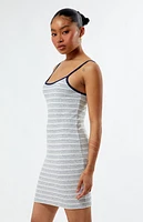 Obey License Jersey Mini Dress