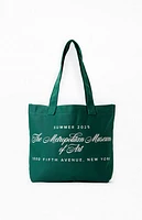The Met x Pacsun Green Impresa Tote Bag