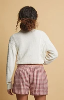 Beverly and Beck Plaid Boxer Shorts