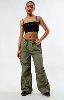 Levi's Green Parachute Pants