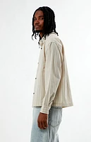 Pacsun Oxford Striped Long Sleeve Button Down Shirt