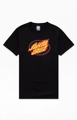 Santa Cruz Kids True Oval Flame Dot T-Shirt