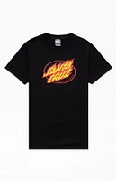 Santa Cruz Kids True Oval Flame Dot T-Shirt