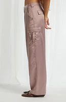 PacSun Satin Cargo Pants