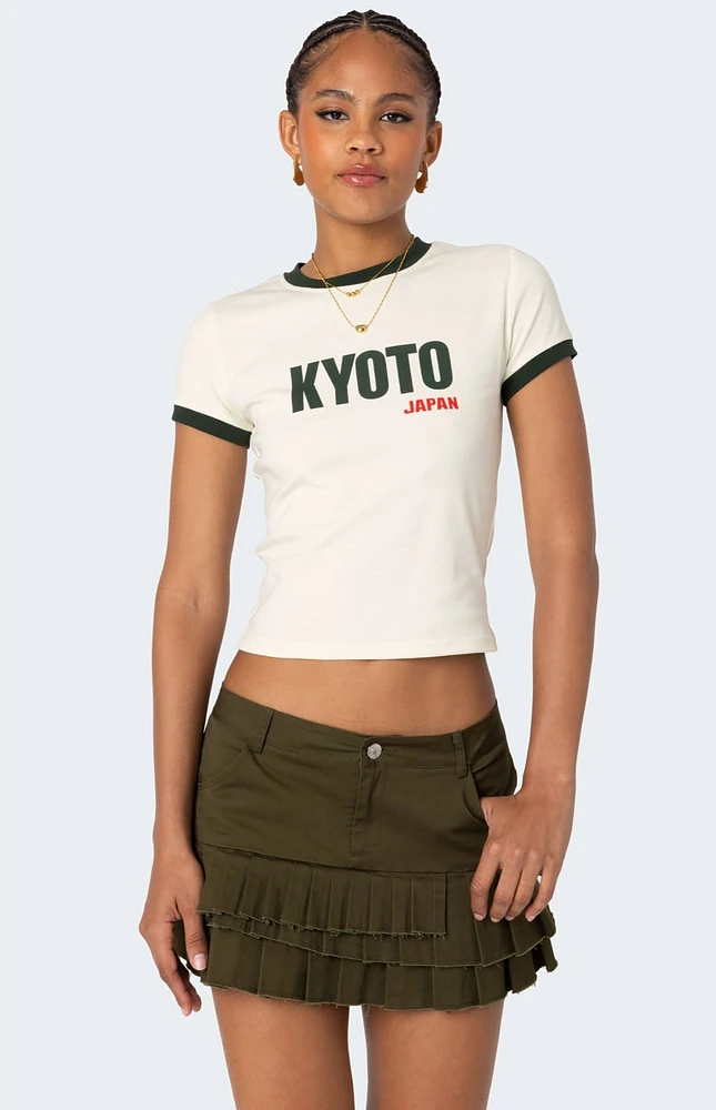 Edikted Kyoto Contrast T-Shirt