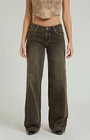 PacSun Casey Brown Low Rise Baggy Jeans